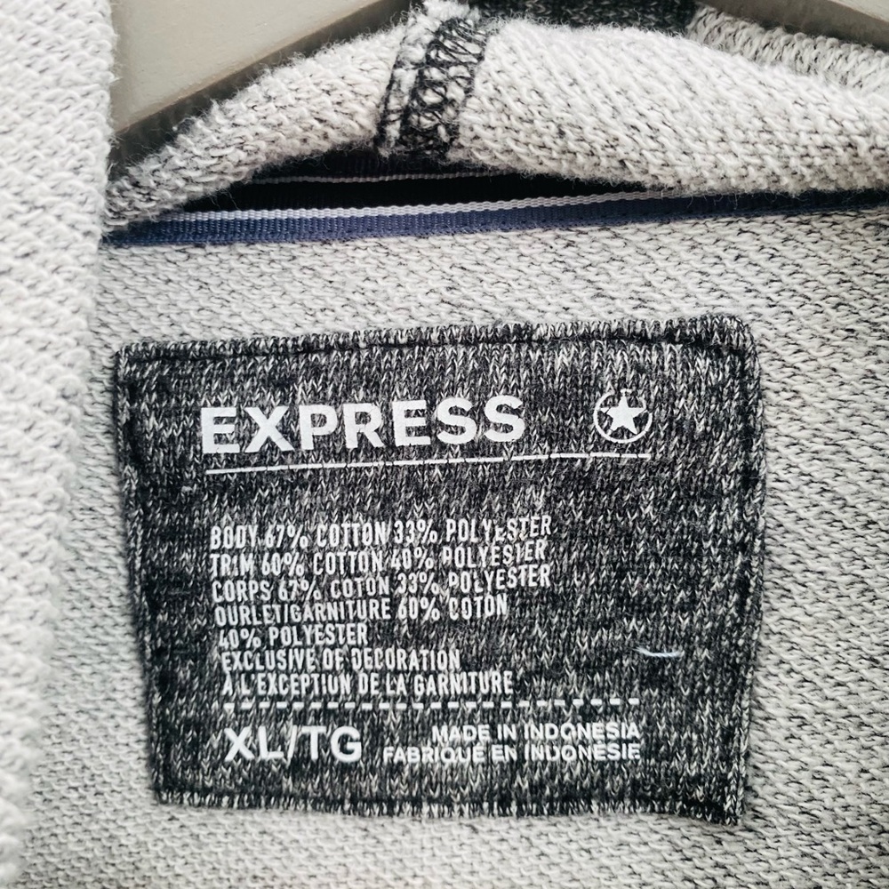 EXPRESS GRAY HOODIE - Picture 3 of 3